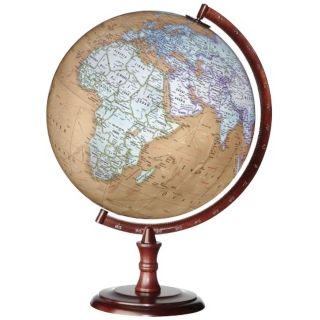 Clarion Classic 18" High Brown Ocean Globe   #W2908