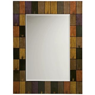 Kichler ColorBlock 36 High Hand Painted Wood Wall Mirror   #M6270