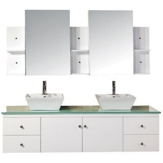 White   Ivory, Bathroom Vanities Cabinets And Storage