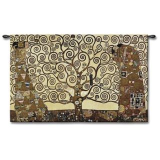 The Tree of Life 53" Wide Wall Tapestry   #J8894