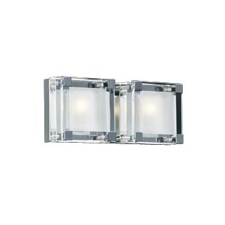 Nice Cube Frosted Glass 12" Wide ADA Bathroom Light   #H4259