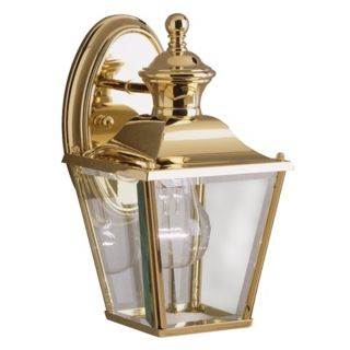 Kichler Solid Brass Carriage 10" High Outdoor Wall Light   #62090