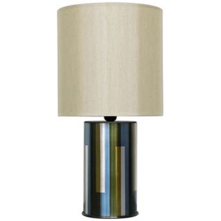 Babette Holland Pillar Caribbean Shadow Modern Table Lamp   #V5522