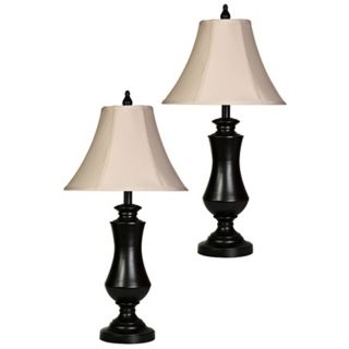 Set of 2 Piedmont Bronze Buffet Lamps   #W5500