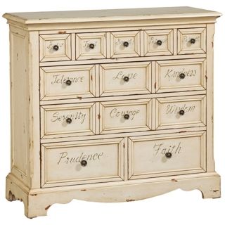Clarus Hand Painted 7 Drawer Chest   #W2585