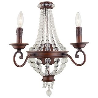 Artcraft Cobochon 15 1/2" Wide Bronze Wall Sconce   #W9274