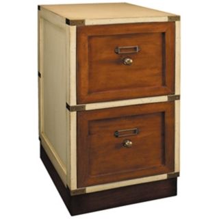 Campaign Ivory File Cabinet   #T1681