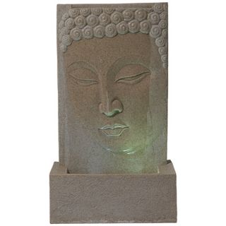 Sandstone Buddha LED Indoor/Outdoor Fountain   #V9252