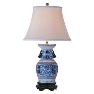 Double Happiness Porcelain Vase Table Lamp   #G7082