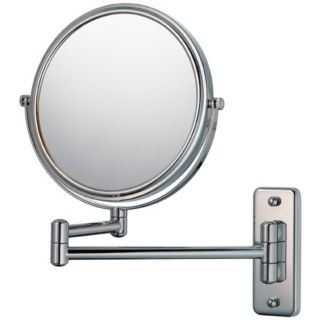 Aptations Swing Arm Silver Chrome 7 3/4" Wide Vanity Mirror   #50733
