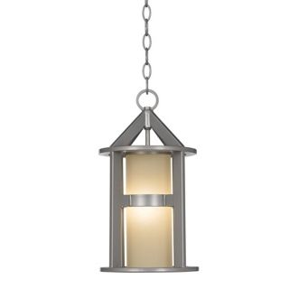 Argentine 16" High Brushed Steel Outdoor Hanging Light   #U4977