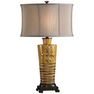 Uttermost Alfiano Golden Yellow Table Lamp   #X0861