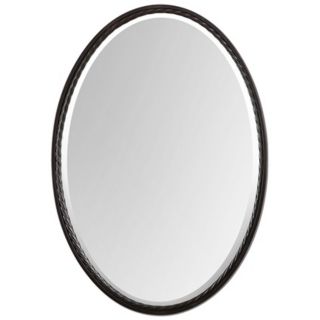 Uttermost Casalina 32" High Oil Rubbed Bronze Wall Mirror   #Y1427