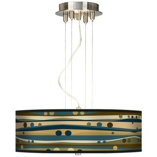 Dots and Waves 20" Wide 3 Light Pendant Chandelier   #17822 J0220