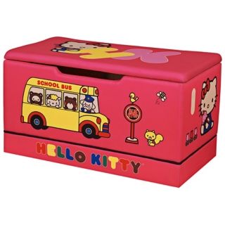 Upholstered Hello Kitty Toy Box   #W6839