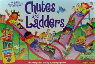 Milton Bradley Chutes Ladders Board Game 1999 Ed