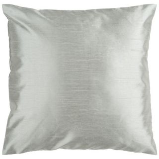 Surya 18" Square Silver Seafoam Throw Pillow   #V2965