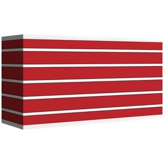 Bold Red Stripe Giclee Shade 8/17x8/17x10 (Spider)   #N3789 N6797