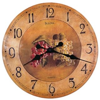Bulova Whittingham Decorative 18" Wide Wall Clock   #83616