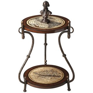Heritage New Worlds Accent Table   #U7834