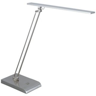ET2 Eco Task Satin Nickel Double Arm LED Desk Lamp   #V5728