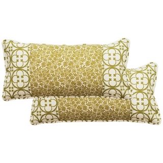 Set of 2 Nicole Rectangular Patched Outdoor Pillows   #T5952