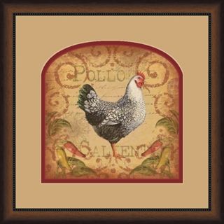 Pollo Caliente A 19 3/4" Square Wall Art   #02168