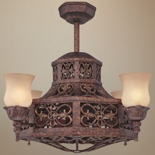 28" Savoy House FanD’lier Antique Copper Ceiling Fan   #N1986