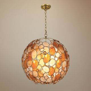 Crystorama Palla Collection Earth Tone 21" Wide Chandelier   #R1697