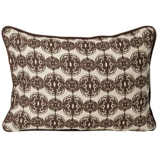 Dunes 20" Wide Brown Designer Pillow   #W0381