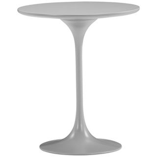 Zuo Wilco Glossy Gray Side Table   #V9143
