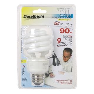Dura Bright 23 Watt Energy Saving CFL Light Bulb   #69272
