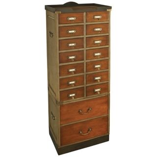 Collector's French Finish Cactus & Honey Cabinet   #T1686