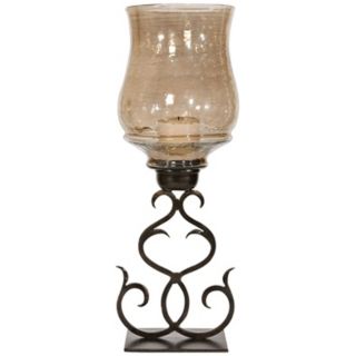 Uttermost Sorel Antiqued Double Scroll Candle Holder   #T7581