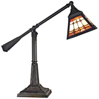 Dale Tiffany Sunset Mission Mica Bronze Accent Lamp   #X3535