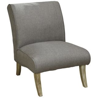 Janet Gray Fabric Accent Chair   #Y0211