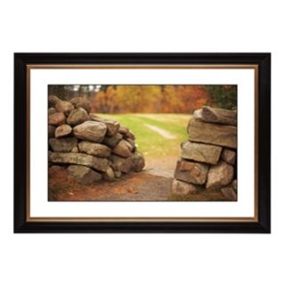 Stone Wall in Autumn Giclee 41 3/8" Wide Wall Art   #57717 80384