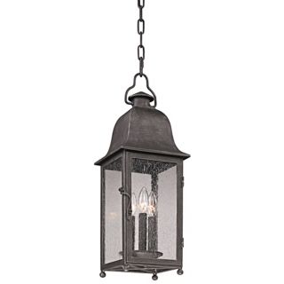 Larchmont 23 1/2" High Aged Pewter Outdoor Hanging Light   #W9875