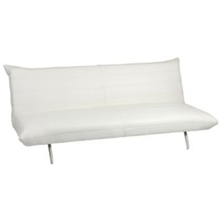 Anna White Leatherette Sofa Bed   #X7366
