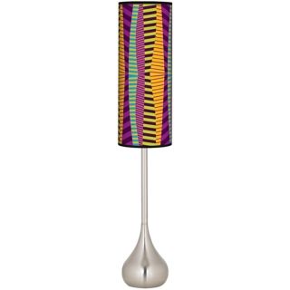 Mambo Giclee Teardrop Torchiere Floor Lamp   #R1702 T0531