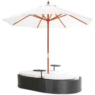 Zuo Hampton Outdoor Umbrella and Lounger Bed   #M7268