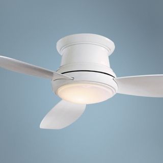 44" Minka Aire Concept II White Hugger Ceiling Fan   #70518