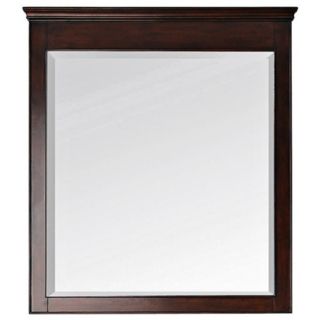 Avanity Windsor 36" High Walnut Wood Frame Wall Mirror   #V4887