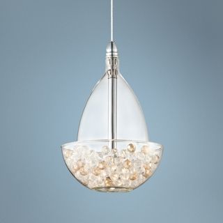 Possini Euro Design Crystal Jewel Mini Pendant Light   #V8386