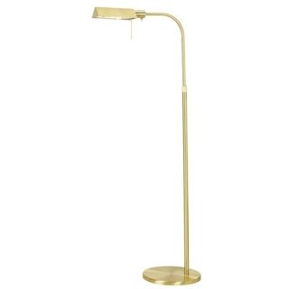 Sonneman Satin Brass Tenda Pharmacy Adjustable Floor Lamp   #24678