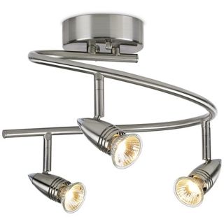 LED Pro Track Three Light Spiral Ceiling Light Fixture   #30720 R6544
