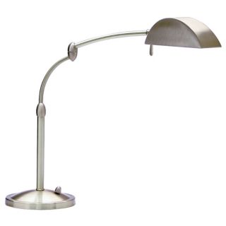 Satin Nickel Swing Arm Pharmacy Desk Lamp   #83690