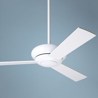 42" Modern Fan Altus Gloss White Modern Ceiling Fan   #02387