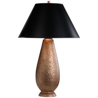 Robert Abbey Beaux Arts Copper Black 34" High Table Lamp   #P3206