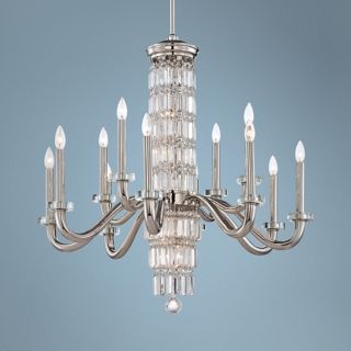 Metropolitan Crysalyn Falls 18 Light 34 1/2" W Chandelier   #X8769